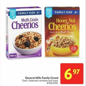 Walmart General Mills Family Cereal offer