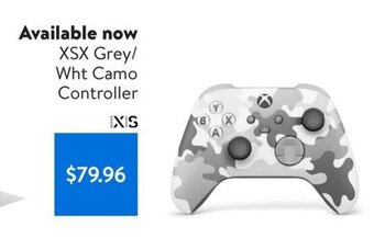 Walmart XSX Grey / Wht Camo Controller offer