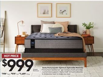 Sleep Country Sealy posturepedic optimum aphrodite mattress offer
