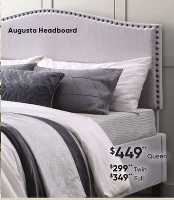 Sleep Country Augusta headboard offer
