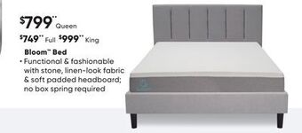 Sleep Country Bloom bed offer