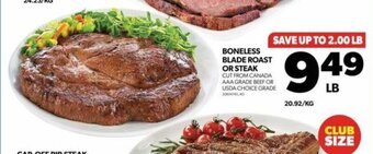 Real Canadian Superstore BONELESS BLADE ROAST OR STEAK offer
