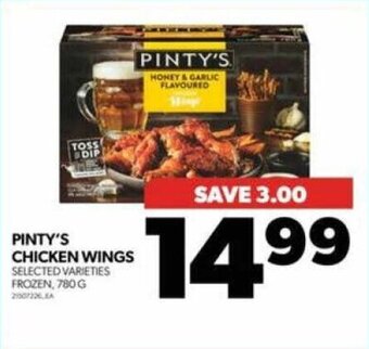 Real Canadian Superstore PINTY'S CHICKEN WINGS 780 G offer