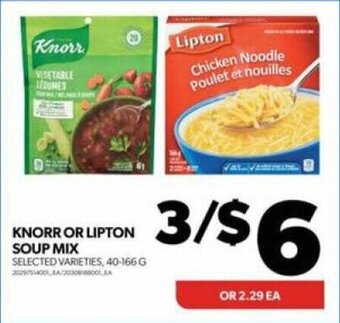 Real Canadian Superstore KNORR OR LIPTON SOUP MIX 40 - 166 G offer