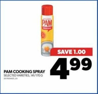 Real Canadian Superstore PAM COOKING SPRAY offer