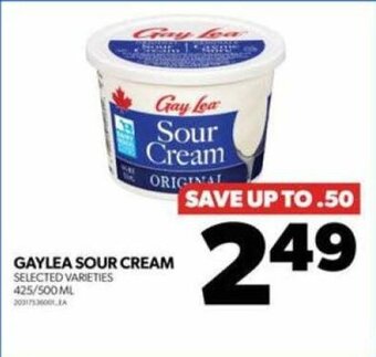 Real Canadian Superstore GAYLEA SOUR CREAM offer