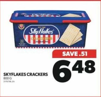 Real Canadian Superstore SKYFLAKES CRACKERS 800 G offer