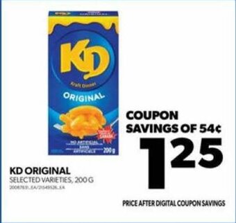 Real Canadian Superstore KD ORIGINAL 200 G offer