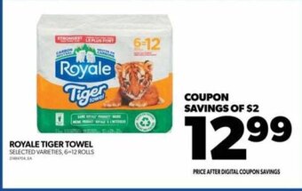 Real Canadian Superstore ROYALE TIGER TOWEL offer
