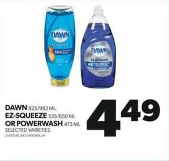 Real Canadian Superstore DAWN, EZ-SQUEEZE OR POWERWASH offer