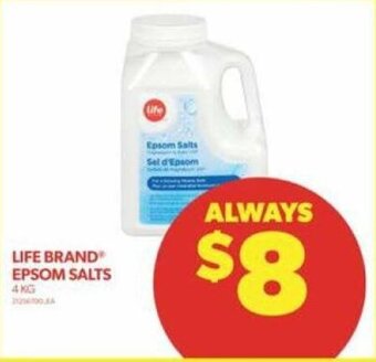 Real Canadian Superstore LIFE BRAND EPSOM SALTS offer