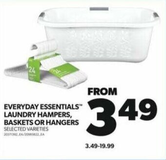 Real Canadian Superstore EVERYDAY ESSENTIALS LAUNDRY HAMPERS, BASKETS OR HANGERS offer
