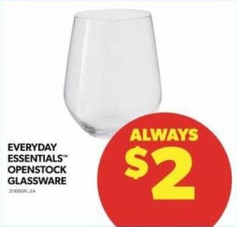 Real Canadian Superstore EVERYDAY ESSENTIALS OPENSTOCK GLASSWARE offer