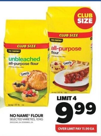 Real Canadian Superstore NO NAME FLOUR offer