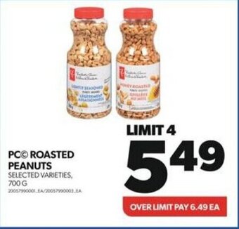 Real Canadian Superstore PC ROASTED PEANUTS offer