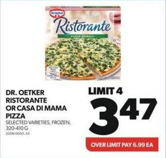 Real Canadian Superstore DR. OETKER RISTORANTE OR CASA DI MAMA PIZZA offer