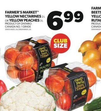 Real Canadian Superstore FARMER'S MARKET YELLOW NECTARINES OR YELLOW PEACHES offer