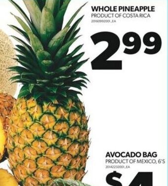 Real Canadian Superstore WHOLE PINEAPPLE offer
