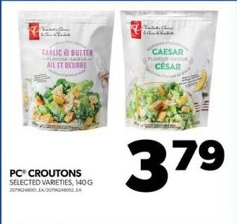 Real Canadian Superstore PC CROUTONS 140 G offer