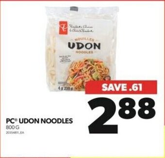 Real Canadian Superstore PC UDON NOODLES 800 G offer