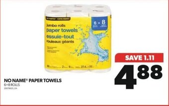 Real Canadian Superstore NO NAME PAPER TOWELS offer