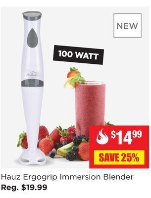 Kitchen Stuff Plus Hauz ergogrip immersion blender offer