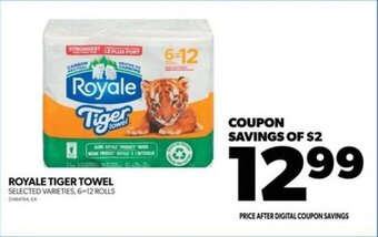 Real Canadian Superstore ROYALE TIGER TOWEL offer