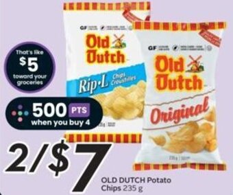Sobeys OLD DUTCH Potato Chips 235 g offer