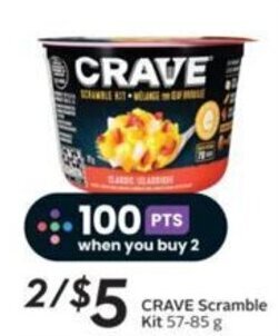 Sobeys CRAVE Scramble Kit 57-85 g offer