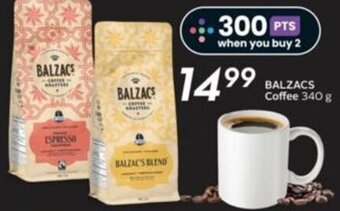 Sobeys BALZACS Coffee 340 g offer