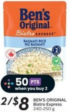 Sobeys BEN'S ORIGINAL Bistro Express 240-250 g offer