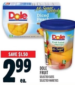 Metro DOLE FRUIT offer