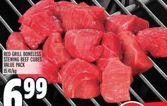 Metro RED GRILL BONELESS STEWING BEEF CUBES VALUE PACK offer