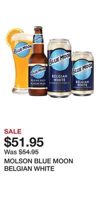 The Beer Store Molson blue moon belgian white offer