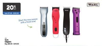 Ren’s Pets Depot All wahl clippers offer