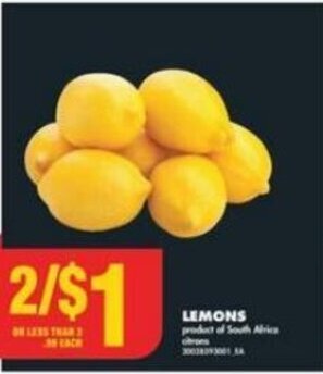 No Frills LEMONS offer