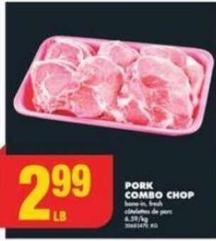 No Frills PORK COMBO CHOP offer