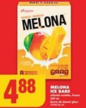 No Frills MELONA ICE BARS offer