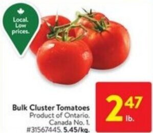 Walmart Bulk Cluster Tomatoes offer