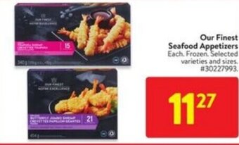 Walmart Our Finest Seafood Appetizers offer