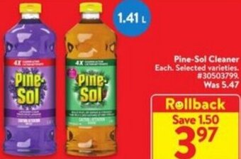 Walmart Pine-Sol Cleaner 1.41L offer