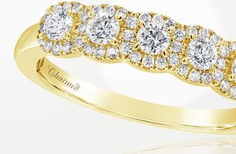 Charm Diamond Charmed by richard calder 14k yellow gold 0.54ctw canadian diamond band offer