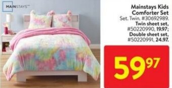 Walmart Mainstays Kids Comforter Set offer