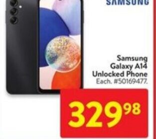 Walmart Samsung Galaxy A14 Unlocked Phone offer