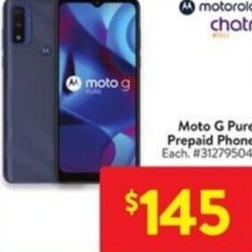 Walmart Moto G Pure Prepaid Phone offer