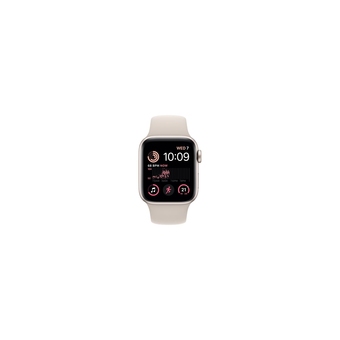 Best Buy Refurbished (good) - apple watch se (gps) 40mm starlight aluminum case with starlight sport band (2022) offer