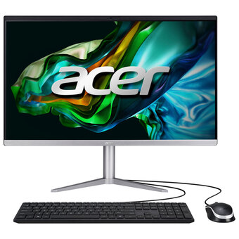Best Buy Acer asipire c24 all-in-one pc - black/silver (amd ryzen 5 7520u/512gb ssd/8gb ram/windows 11) offer
