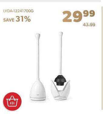 Shopper+ Toilet plunger & storage caddy - oxo offer