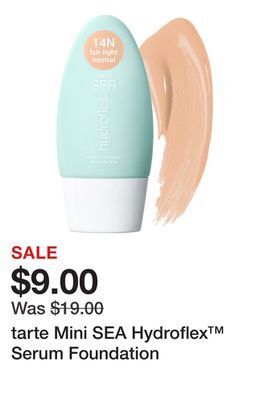 Sephora Tarte mini sea hydroflex serum foundation offer