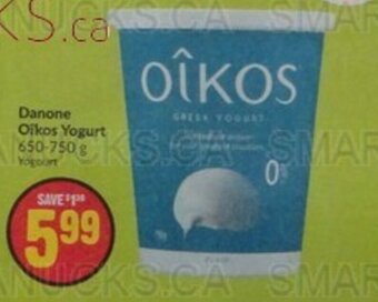 FreshCo Danone Oikos Yogurt offer